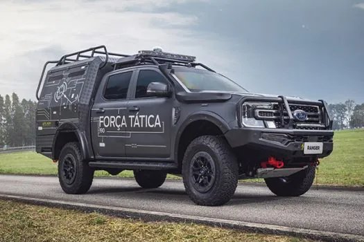 Nova Ford Ranger V6 de polícia é atração do Congresso COP Internacional