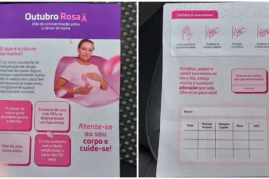 Linha 5-Lilás recebe campanha para orientações sobre do autoexame do câncer de mama