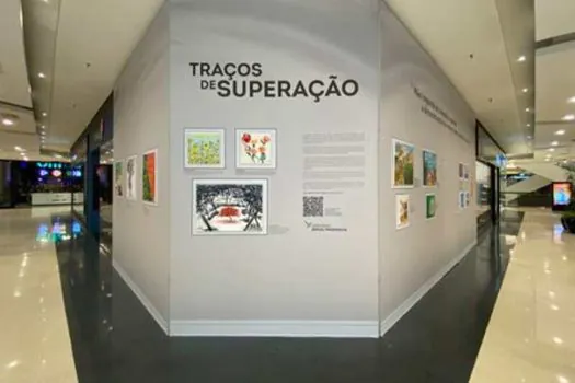 Plaza Sul recebe exposição Traços de Superação, da Associação Brasil de Parkinson