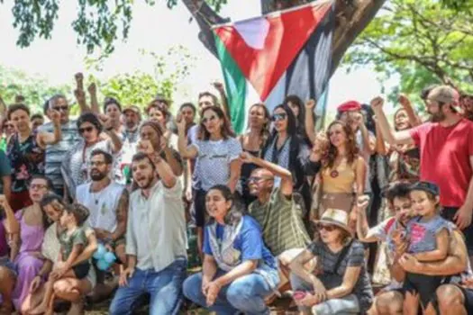 Protesto em SP pede fim do cerco e bombardeios à Faixa de Gaza