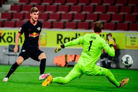 RB Leipzig goleia o Colônia e fica na cola do pelotão de frente do Campeonato Alemão