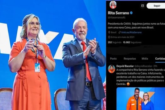 Rita Serrano curte post que critica sua demissão da presidência da Caixa por Lula