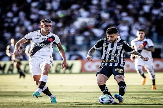 Santos recebe Vasco em duelo direto contra o rebaixamento