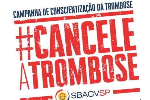 Ação Cancele a Trombose será realizada na Avenida Paulista