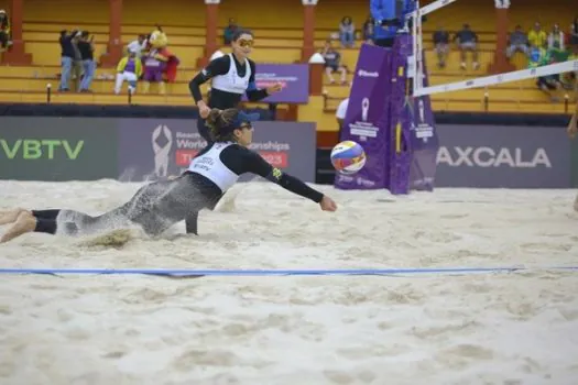 Duplas brasileiras disputam vaga nas oitavas de final do Mundial de Vôlei de Praia no México