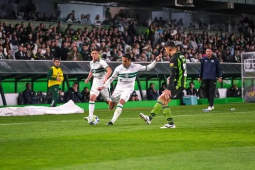 América-MG e Coritiba fazem o ‘encontro dos desesperados’ no Brasileirão