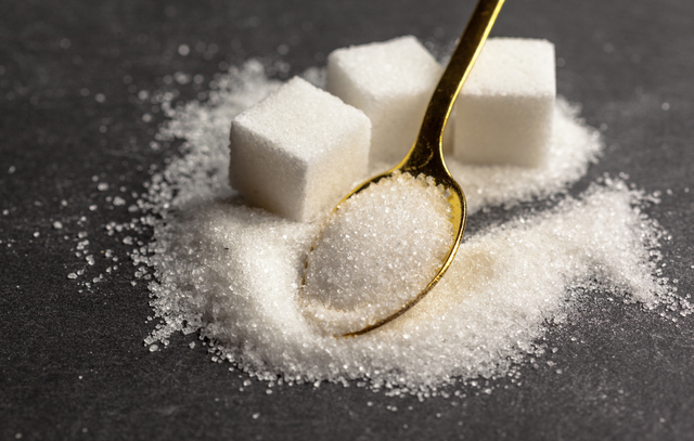 background of sugar cubes