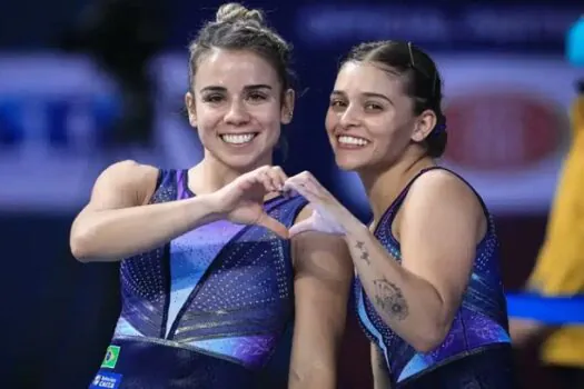 Alice e Camilla Gomes garantem vaga inédita para o Brasil na ginástica de trampolim em Paris