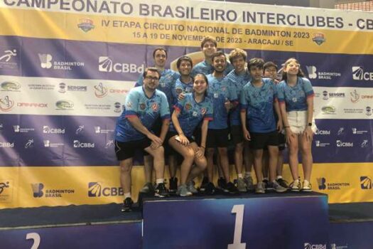 Equipe de São Caetano ganha medalhas no Campeonato Brasileiro de Badminton