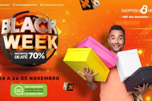 Marco Luque apresenta Black Friday no Shopping ABC do Grupo AD