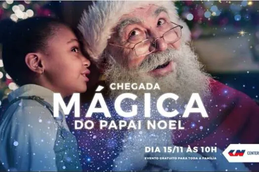 Papai Noel chega ao Center Norte com muita magia