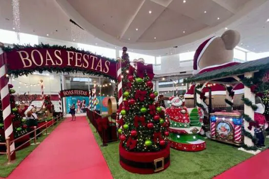 Central Plaza Shopping encanta com decoração de Natal iluminada e divertida