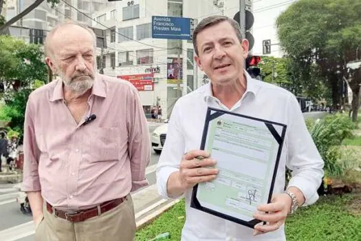 Prefeito Orlando Morando autoriza implantação de ciclovia na Av. Prestes Maia