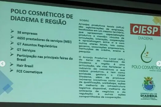 Ciesp Diadema e SEDET realiza café da manhã para a indústria do Polo Cosmético  