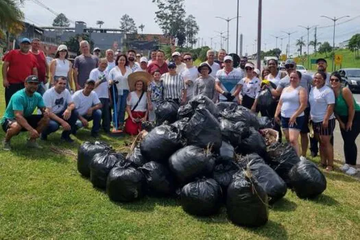 Rio Grande da Serra realiza ação de Conscientização Ambiental