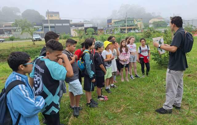 Sexta-feira é marcada por educação ambiental através do PEPTA em Ribeirão Pires