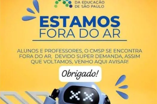 Plataformas digitais do governo Tarcísio falham em dia de aulas remotas