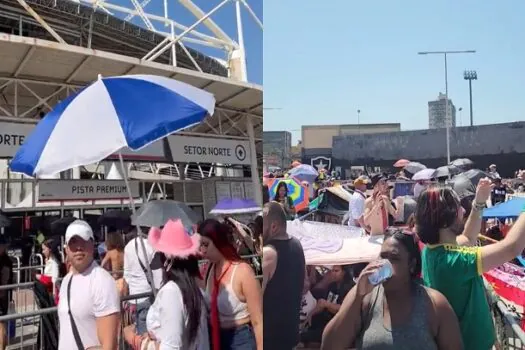 Fãs passam mal com calor de 37ºC em fila para o show do RBD no RJ