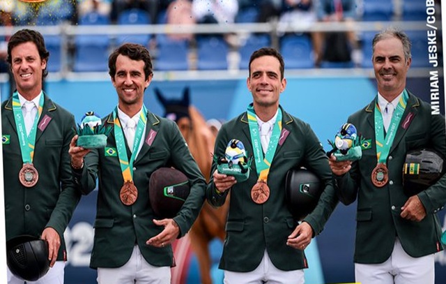 Jogos Pan-Americanos: Equipe brasileira garante medalha de bronze nos saltos do hipismo