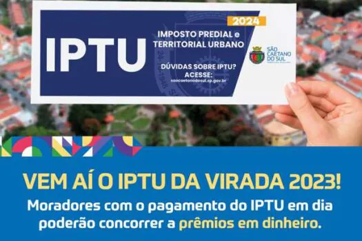 São Caetano vai sortear prêmios entre os contribuintes que estão em dia com o IPTU