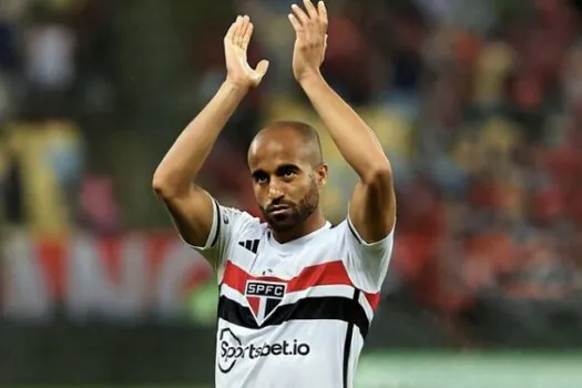 Lucas é preservado de treino, mas deve reforçar São Paulo contra Fluminense