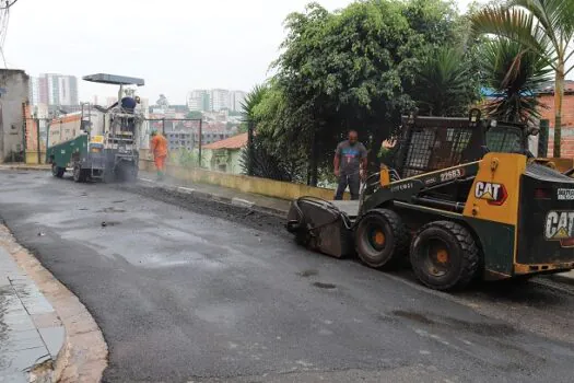 Diadema inicia manutenção asfáltica em mais 136 ruas