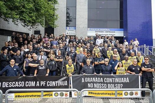 Policiais federais fazem nova mobilização nesta 5ª feira e suspendem atividades no estado de São Paulo 