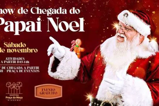 Shopping Praça da Moça celebra a chegada do Papai Noel no dia 04 de novembro