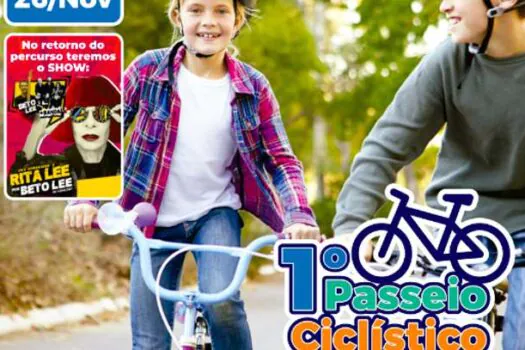 USCS e ParkShopping São Caetano promovem 1º Passeio Ciclístico