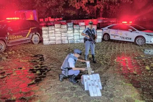 PM apreende mais de 1 tonelada de maconha em caminhão em Adamantina