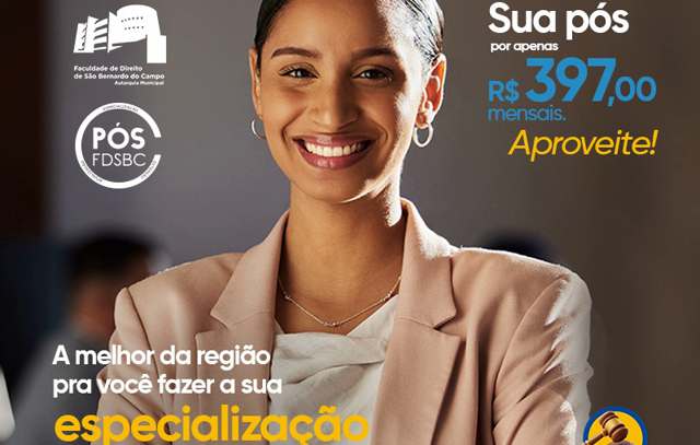 FDSBC abre inscrições para Pós-graduação 2024