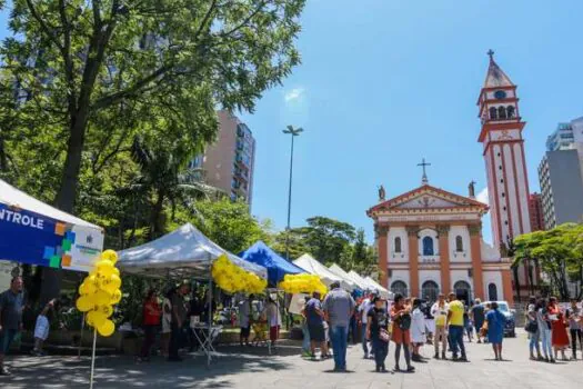 Feirão na Praça da Matriz dá visibilidade à Semana do Empreendedorismo de São Bernardo