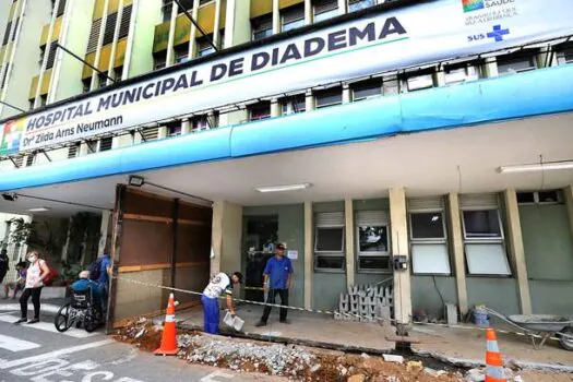 Recepção do Hospital Municipal de Diadema passa por reforma