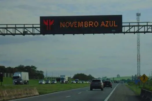 Novembro Azul: Rodovias exibem mensagens de prevenção ao câncer de próstata