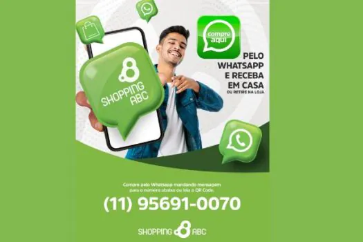 Shopping ABC lança canal de vendas online via whatsapp 