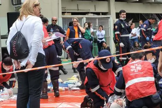 FMABC recebe simulação de incidente com múltiplas vítimas 