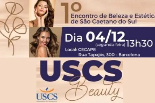 USCS promove evento gratuito a profissionais de estética e beleza