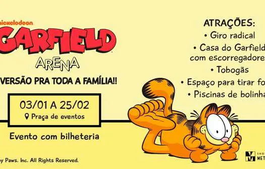 Garfield Arena promete muita diversão no Shopping Metrópole