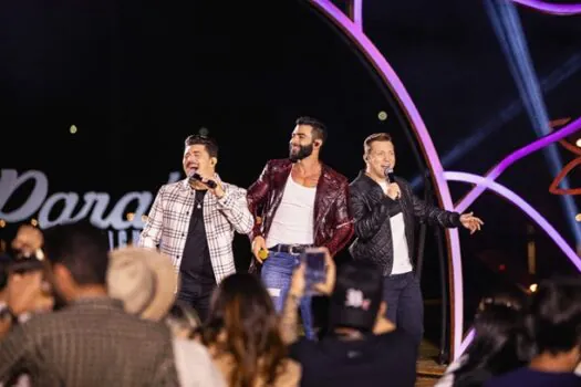 Gusttavo Lima recebe a dupla George Henrique e Rodrigo em nova música