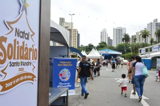 Santo André encerra Feira do Natal Solidário com 4,5 toneladas de alimentos arrecadados