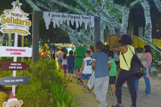 Natal Solidário de Santo André supera 150 mil visitantes e terá shows de encerramento