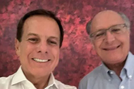 Alckmin e Doria se encontram após rompimento no PSDB