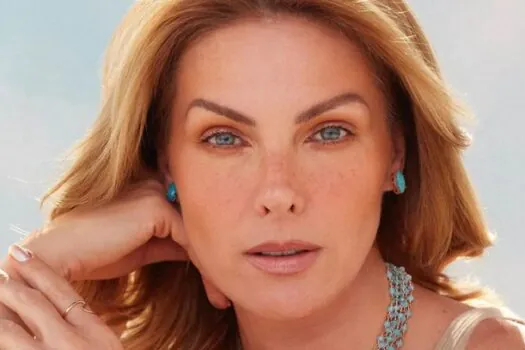 Ana Hickmann divulga evento contra a violência doméstica