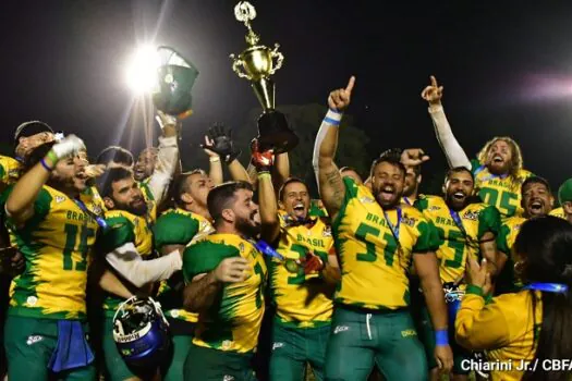 Brasil Onças vence o Chile e conquista o Sul-Americano de Futebol Americano