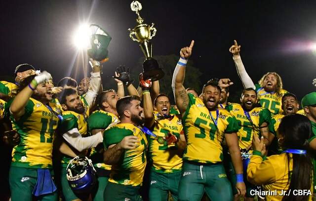 Brasil Onças vence o Chile e conquista o Sul-Americano de Futebol Americano