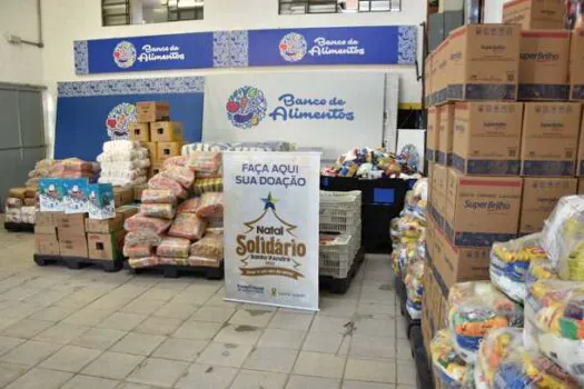 Secretaria de Saúde arrecada 6,5 toneladas de alimentos para o FSS de Santo André