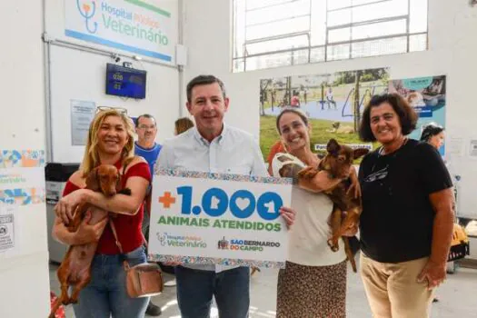 Hospital Público Veterinário de São Bernardo completa 1.000 consultas ofertadas