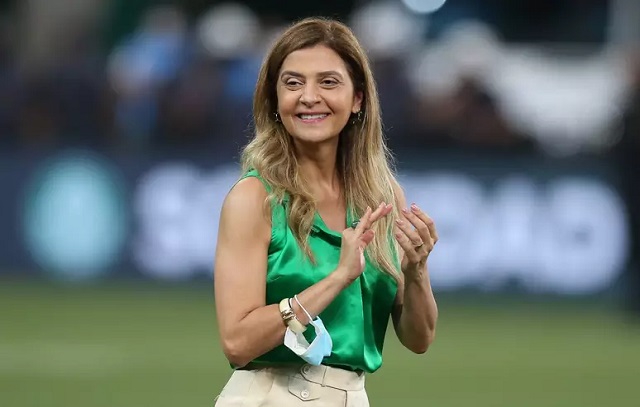 Após vitória que praticamente garante título ao Palmeiras, Leila brinca: 'Estão mais calmos?'