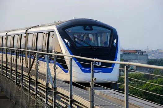 Novo trem da Linha 15-Prata é entregue ao Metrô, na China onde foi fabricado