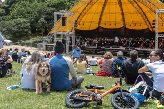 Parque Central recebe mistura de ritmos com Orquestra Sinfônica, samba e forró no domingo